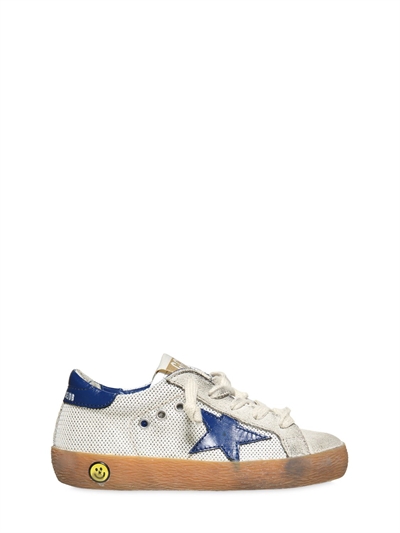 golden goose superstar bambino blu