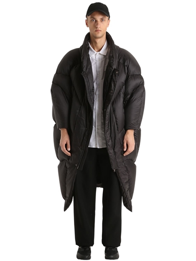 宽松河豚长款羽绒服