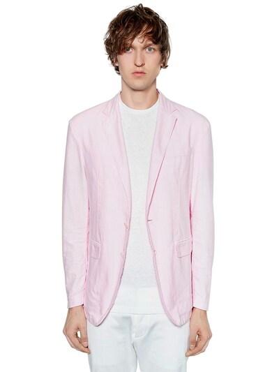 pink boyfriend jacket