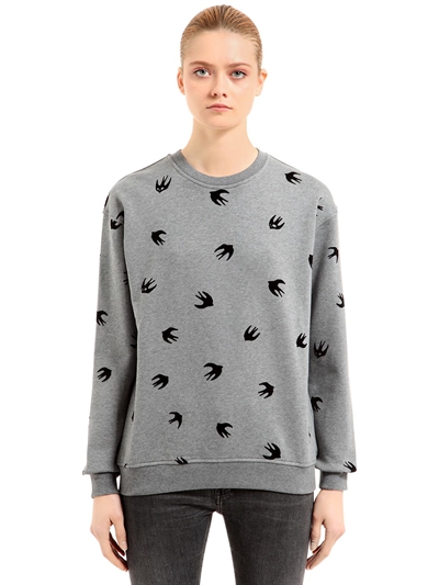 alexander mcqueen swallow sweater dress