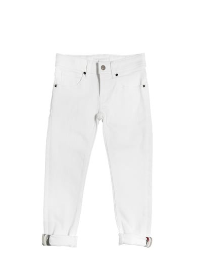 burberry jeans white