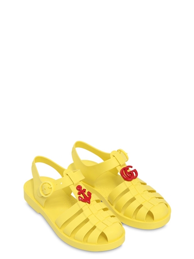 yellow gucci sandals