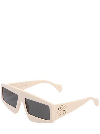 GUCCI - SQUARE SUNGLASSES - WHITE