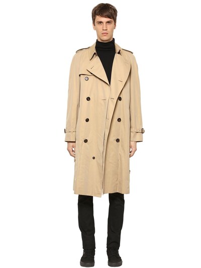 burberry cotton trench coat