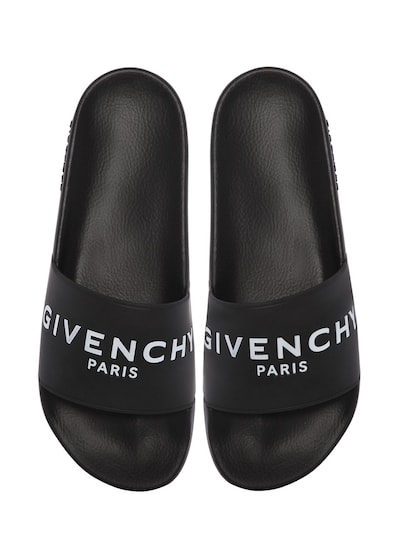 Givenchy - Logo rubber slide sandals 