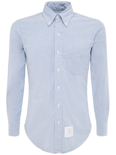 Grosgrain cotton Oxford shirt