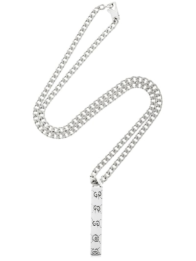 gucci ghost necklace mens