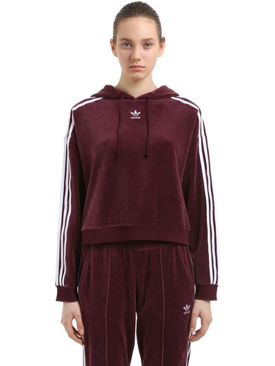 adidas originals maroon hoodie