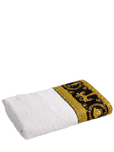 Versace Serviette De Bain Barocco Robe Imprimée Luisaviaroma