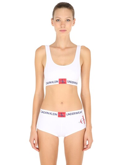 calvin klein girl underwear and sports bra