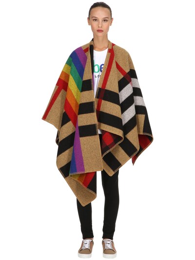 burberry rainbow cape