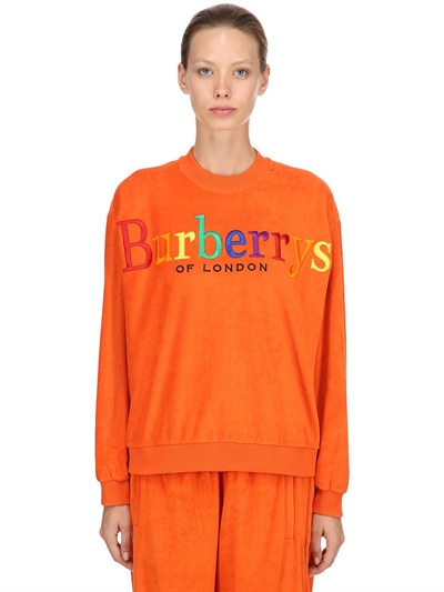 burberry orange sweatshirt