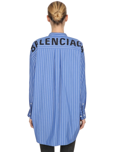 balenciaga back logo shirt
