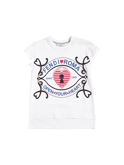 fendi heart t shirt