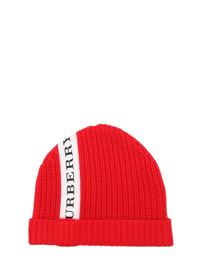 red knit cap