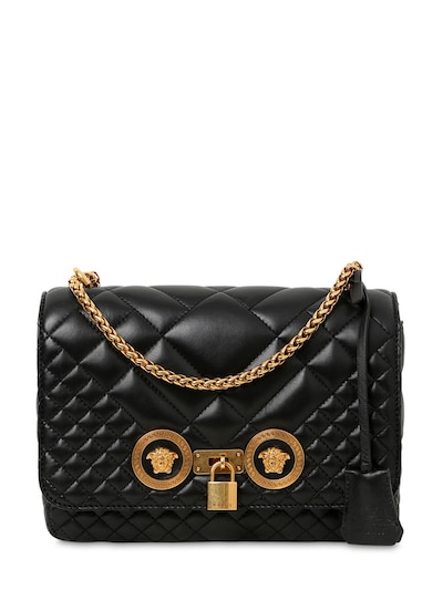Versace Black Quilted Bag