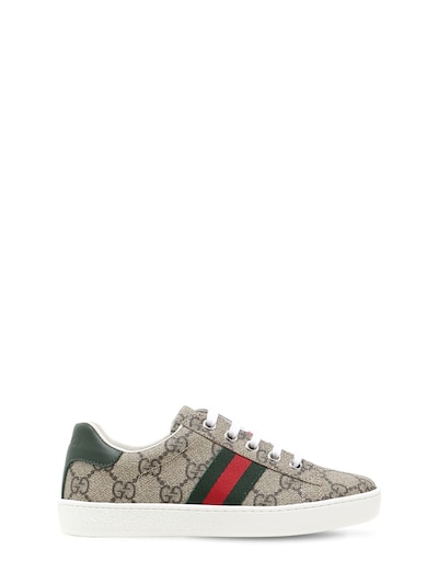 gucci canvas sneakers