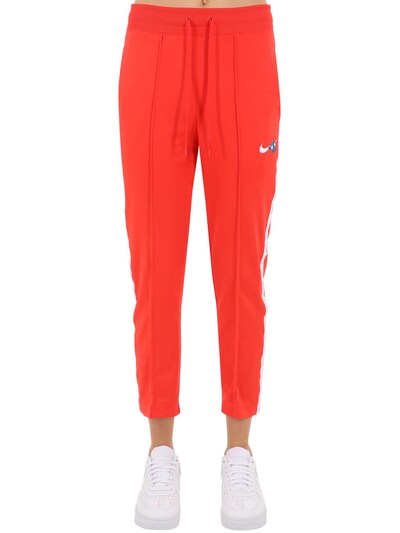 nike red track pants