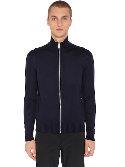 prada zip up sweater