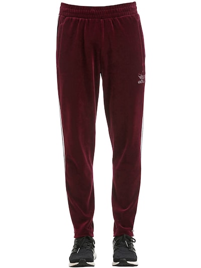 adidas originals velour track pants