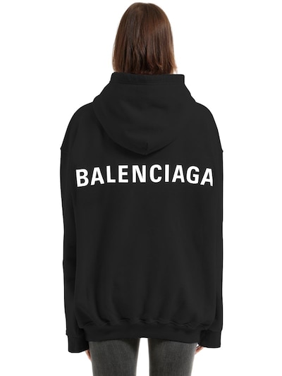 balenciaga hoodie logo back