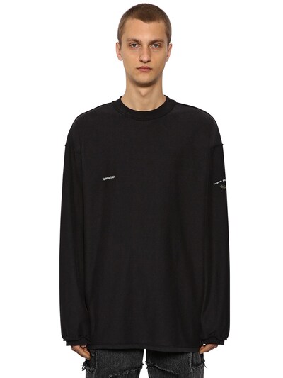 vetements inside out sweatshirt