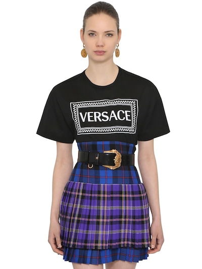 Versace Printed Logo Tee