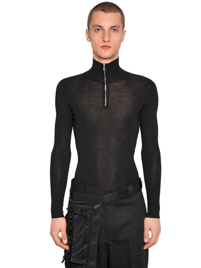 prada zip up turtleneck