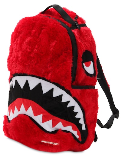 red sprayground bookbag