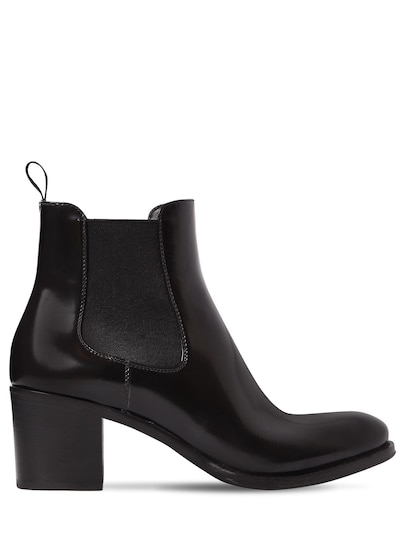 CHURCH'S 55MM SHIRLEY BRUSHED LEATHER ANKLE BOOTS,66IW2P002-RJBBQUI1