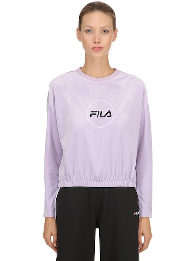 fila velvet shirt