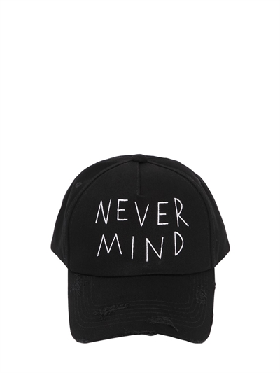 AZS TOKYO - NEVER MIND DISTRESSED BASEBALL HAT
