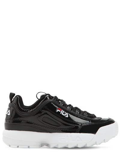 patent leather fila disruptor