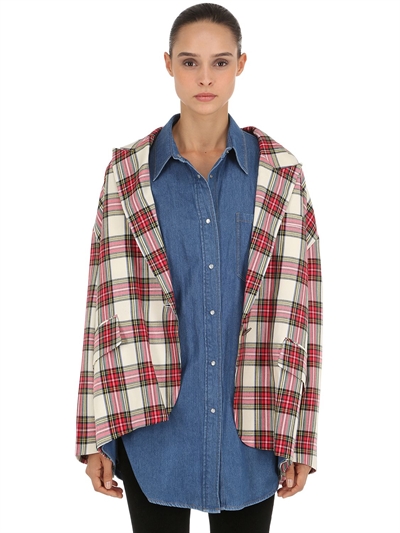 denim plaid