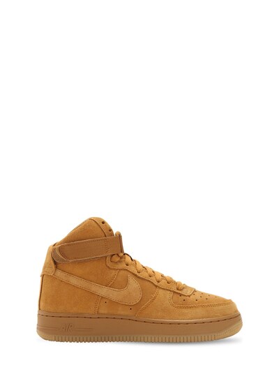 brown suede nike high tops