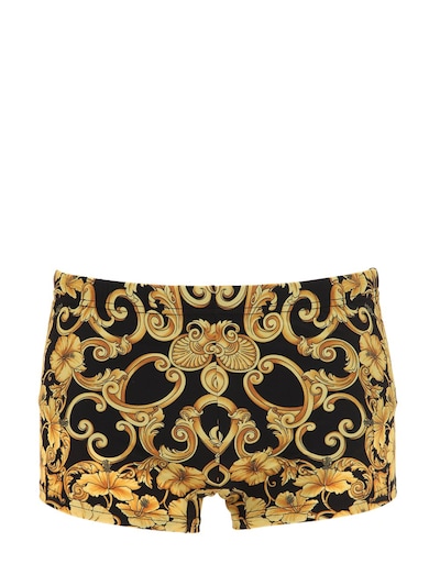 versace baroque swim shorts