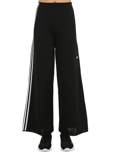 Wide Leg Techno Track Pants by Adidas Originals, available on luisaviaroma.com for $89 Margot Robbie Pants Exact Product 