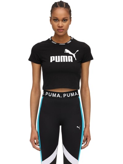 puma cropped t shirt