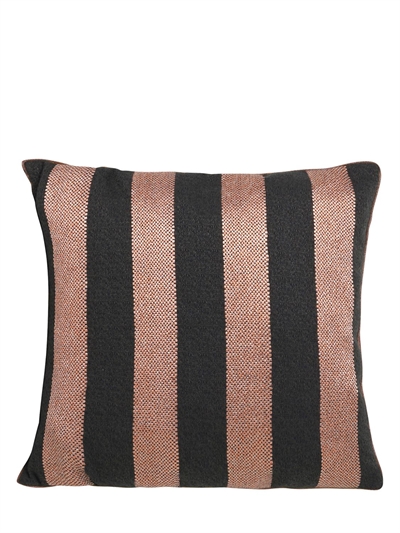 Ferm Living Salon Bengal Velvet Pillow Brown Black Luisaviaroma