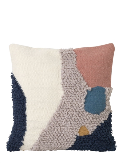 Ferm Living Landscape Wool Pillow Multicolor Luisaviaroma