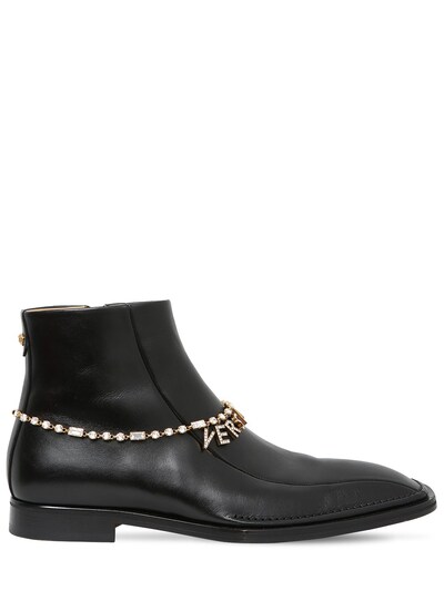 versace chain boots