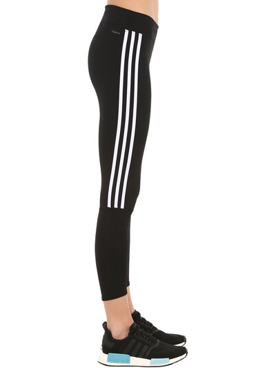 Adidas Performance - Run 3 stripes techno leggings - | Luisaviaroma