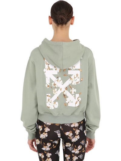 off white cropped sweatshirt