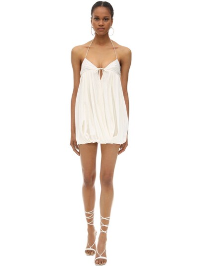 jacquemus draped dress