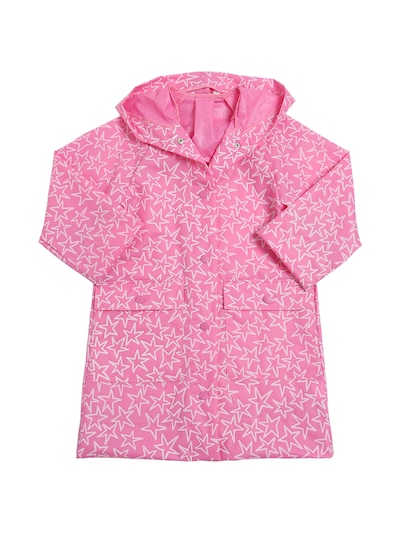 Stella Mccartney Kids - Star printed pvc rain coat - Pink | Luisaviaroma