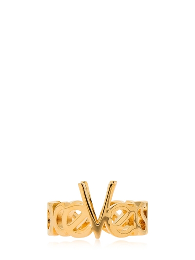 vintage versace logo ring