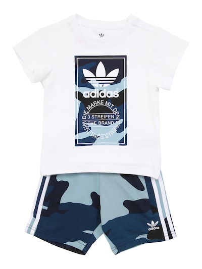 adidas camo shorts and shirt
