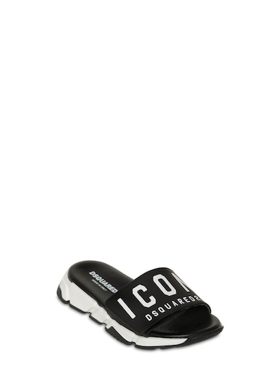 icon slippers dsquared