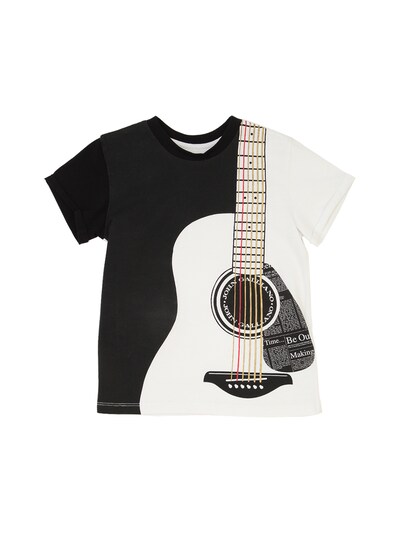 t shirt with guitar print