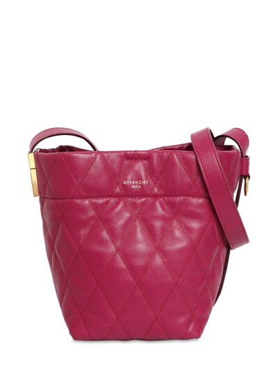 gv quilted mini bucket bag